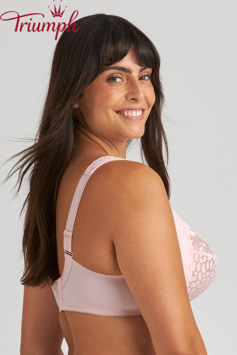 Triumph - 4 dalių komplektas 🔥 Žakardo ir nėriniuota liemenėlė