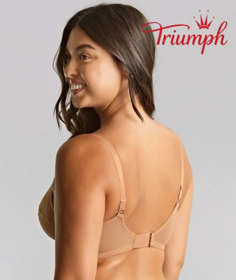 „Triumph“ – (4 dalių) pilno dydžio siuvinėta nėriniuota liemenėlė