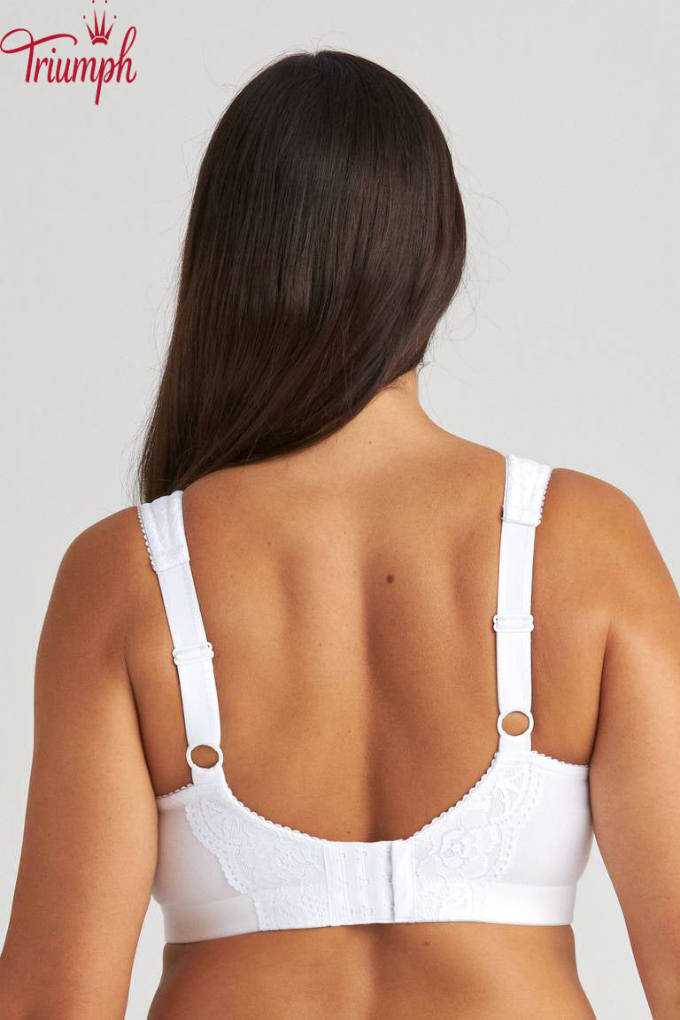 Triumph - (4 vnt) medvilninė liemenėlė be lankelių