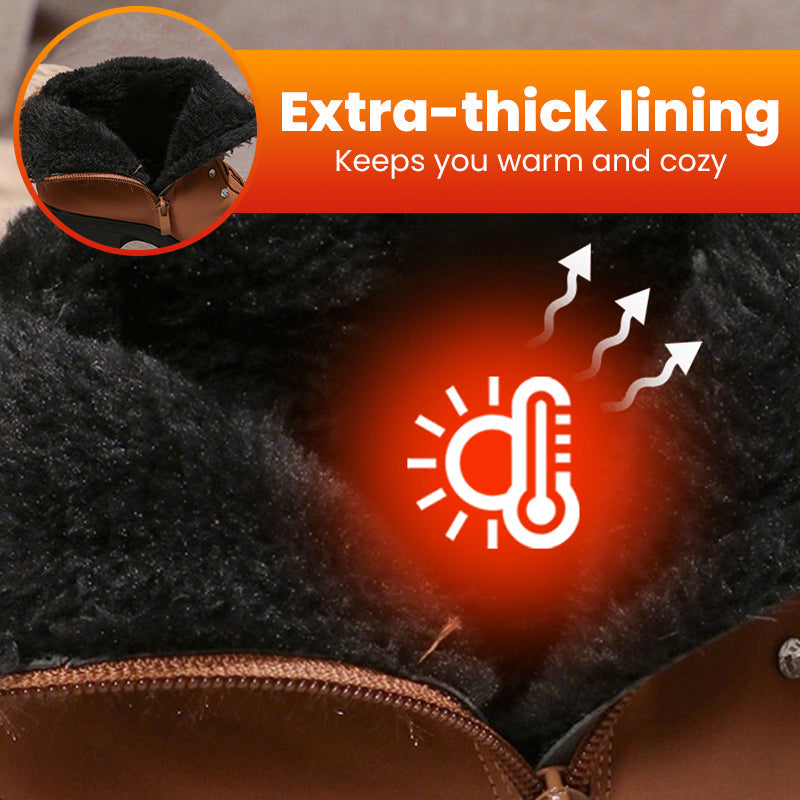 🔥KARŠTA IŠPARDAVIMAS - 59% NUOLAIDA - Stori, šilti moteriški batai su stambiais kulnais