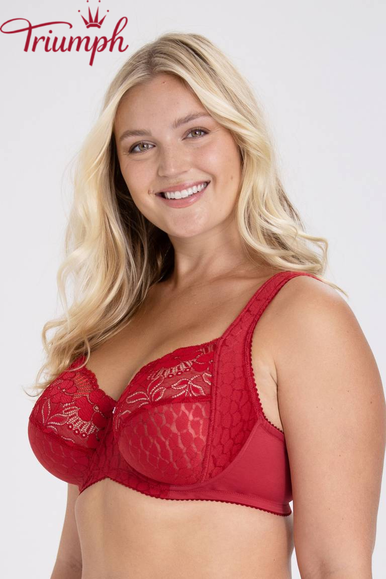 Triumph - 4 dalių komplektas 🔥 Žakardo ir nėriniuota liemenėlė