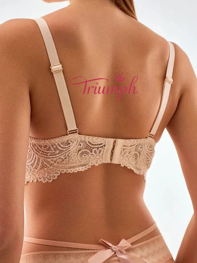 „Triumph®“ 4 vnt.💖50 % nuolaida✨Nėriniuota liemenėlė dideliems dydžiams, gili V formos [65A-120H]