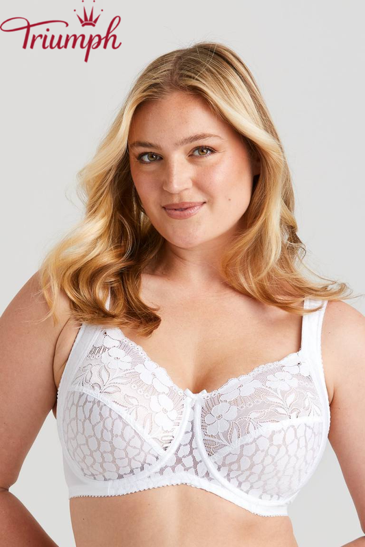 Triumph - 4 dalių komplektas 🔥 Žakardo ir nėriniuota liemenėlė