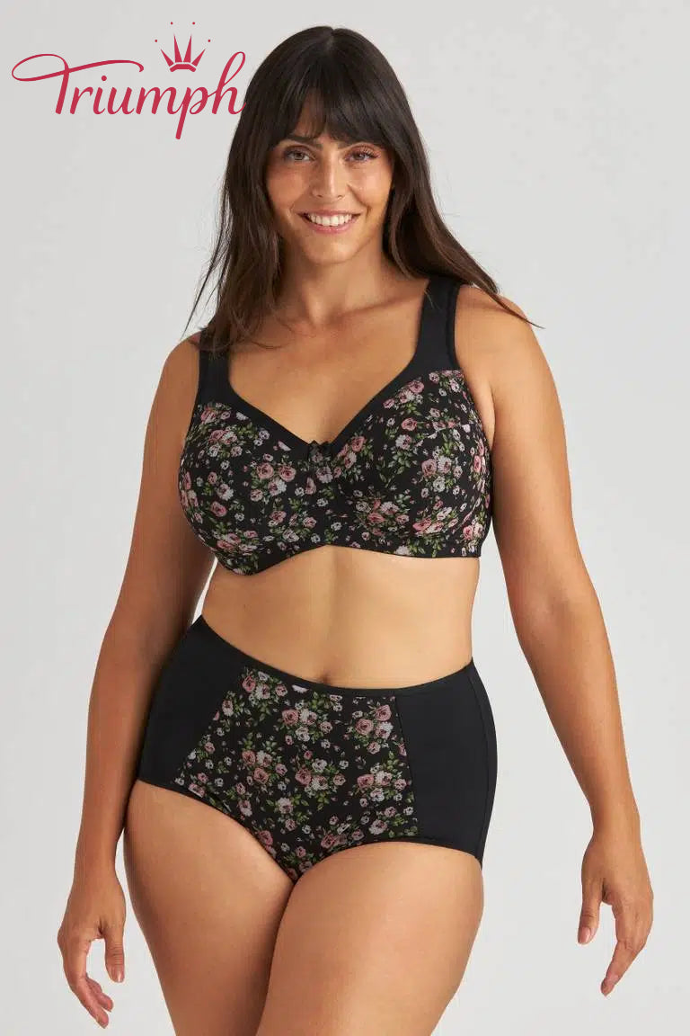 Triumph® 4 vnt💖50% nuolaida✨🔥 Didelių dydžių gėlėta medvilninė liemenėlė [65A-120H]