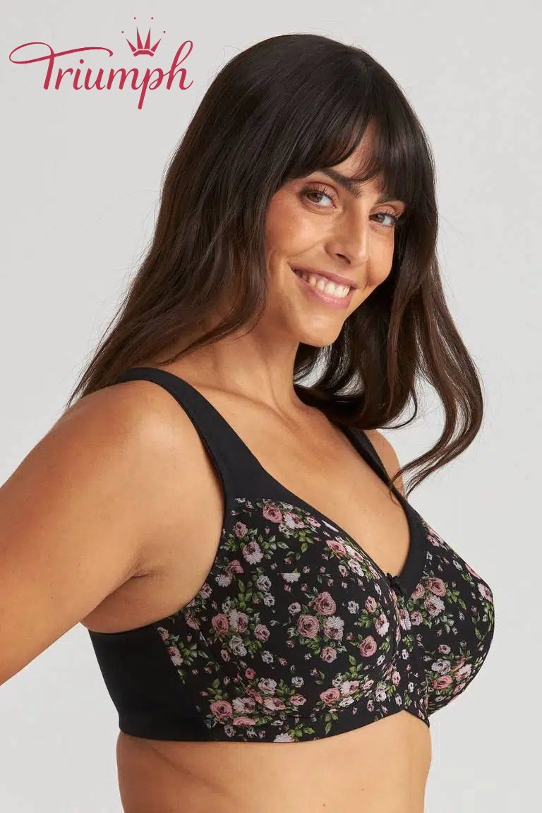 Triumph® 4 vnt💖50% nuolaida✨🔥 Didelių dydžių gėlėta medvilninė liemenėlė [65A-120H]