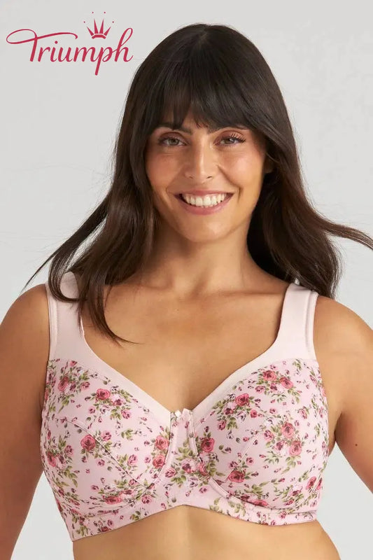 Triumph® 4 vnt💖50% nuolaida✨🔥 Didelių dydžių gėlėta medvilninė liemenėlė [65A-120H]