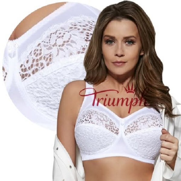 „Triumph®“ – 4 vnt. pakuotė💖50 % nuolaida✨2024 m. nauja moteriška siuvinėta minkšta liemenėlė dideliems dydžiams