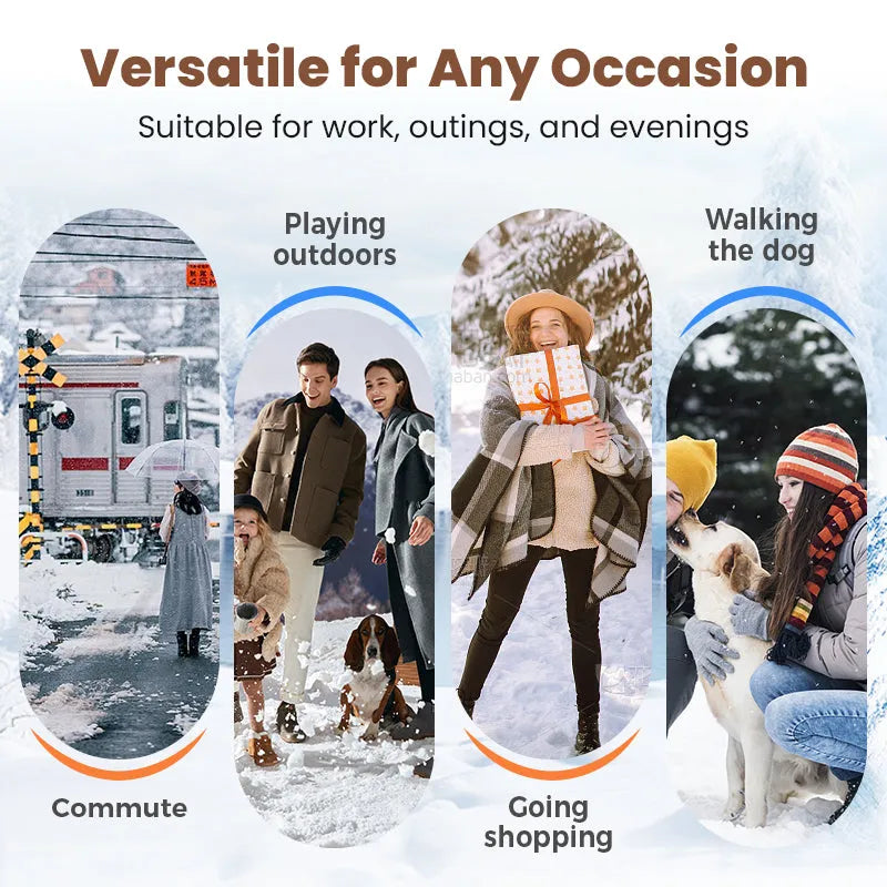 🔥KARŠTA IŠPARDAVIMAS - 59% NUOLAIDA - Stori, šilti moteriški batai su stambiais kulnais